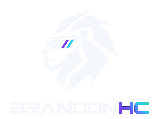 BrandonHC: isotipo del león sobre el nombre